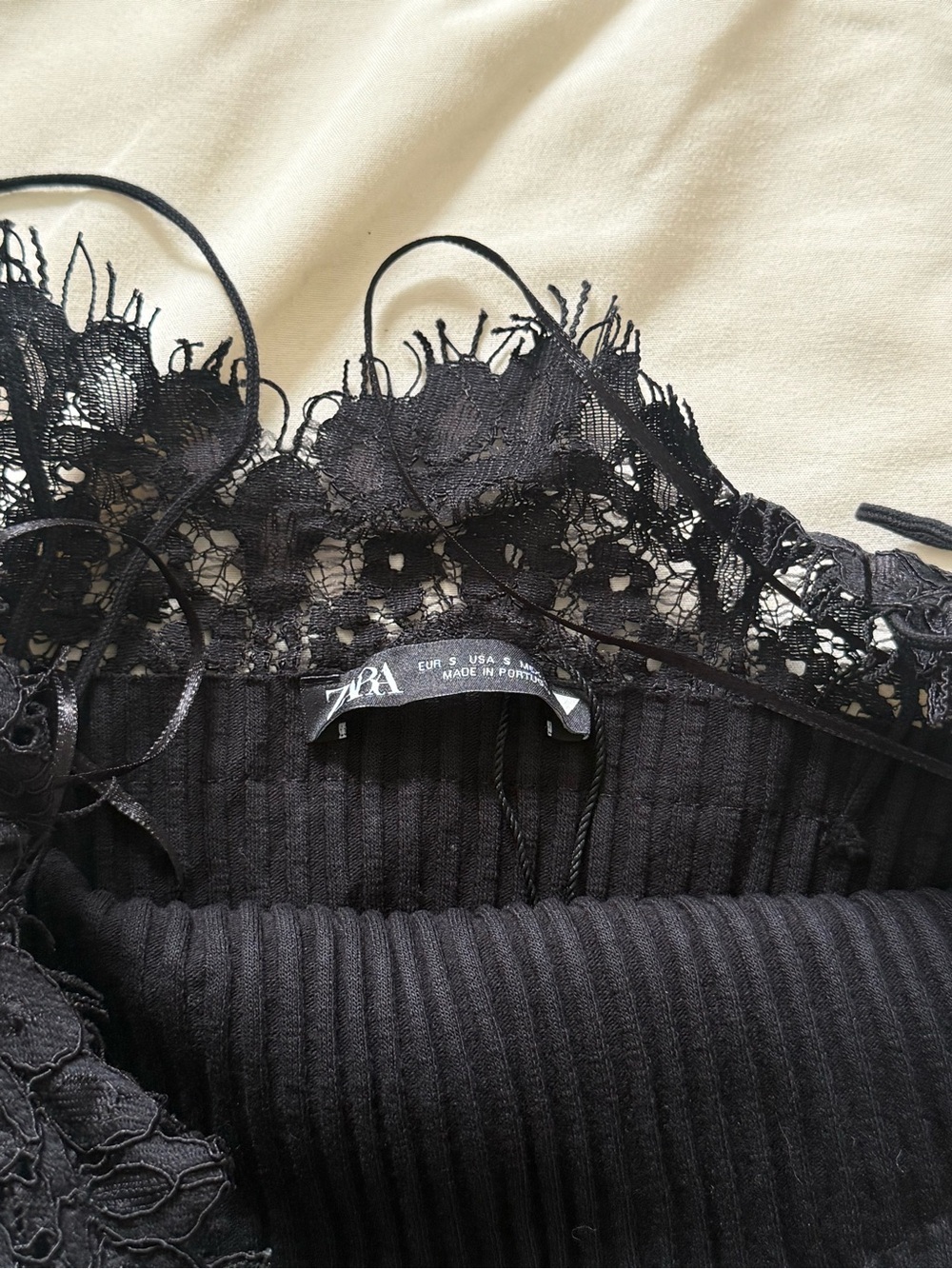 Zara | halter lace knit tank | S - Picture 4 of 4
